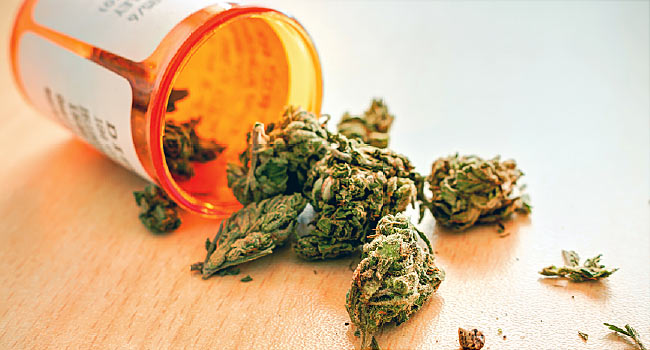 Medical cannabis under prescription